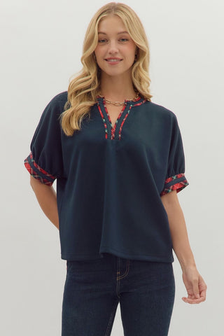 Touch of Holiday Top