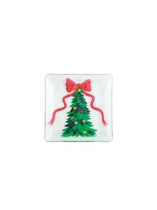 Tree Fused Glass Plate