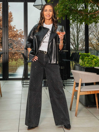 Wanderer High Rise Wide Leg Starlit