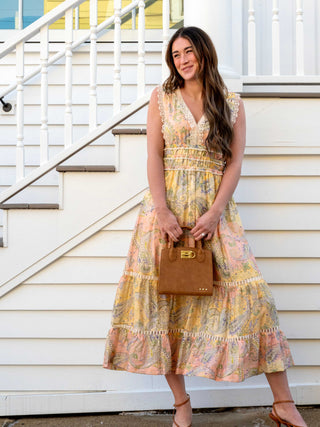 Yellow Multi Printed Maxi Dress