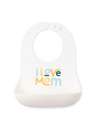 I Love My Mom Wonder Bib